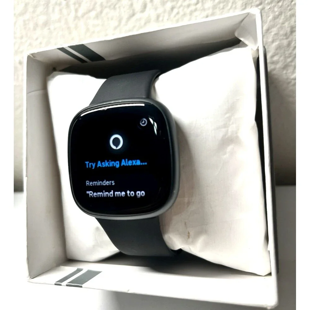 Fitbit Versa 4 Fitness Smartwatch–Black/Graphite Aluminum, GPS & Daily Readiness